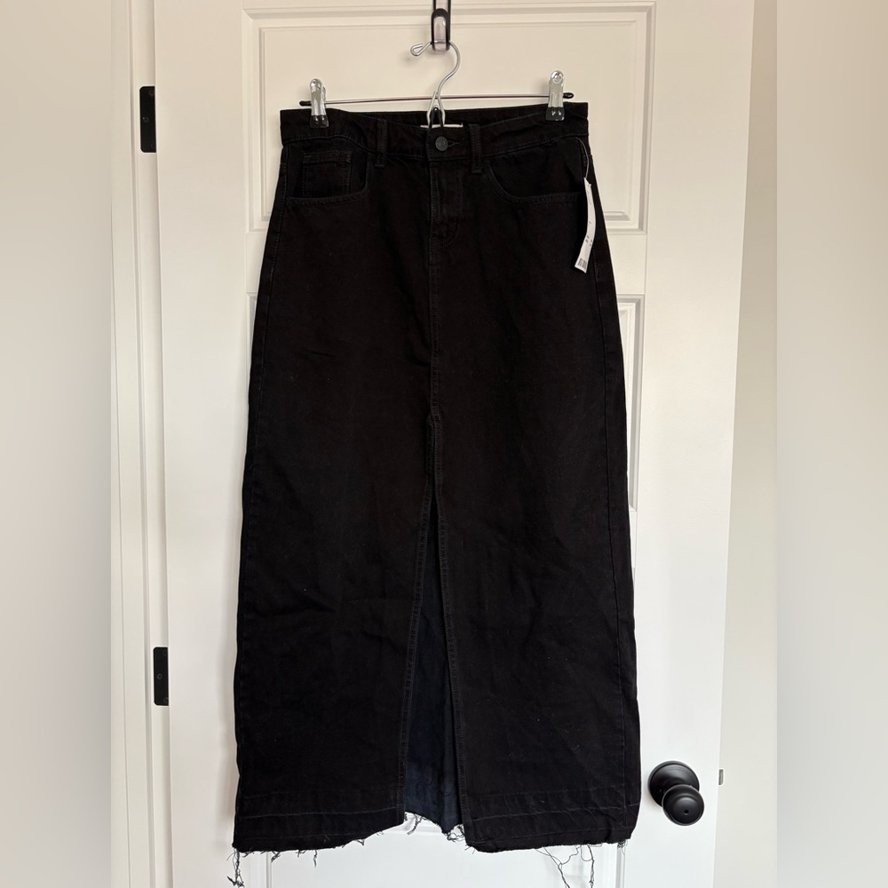 BDG Urban Outfitters Long Slit Denim Skirt (S/27)